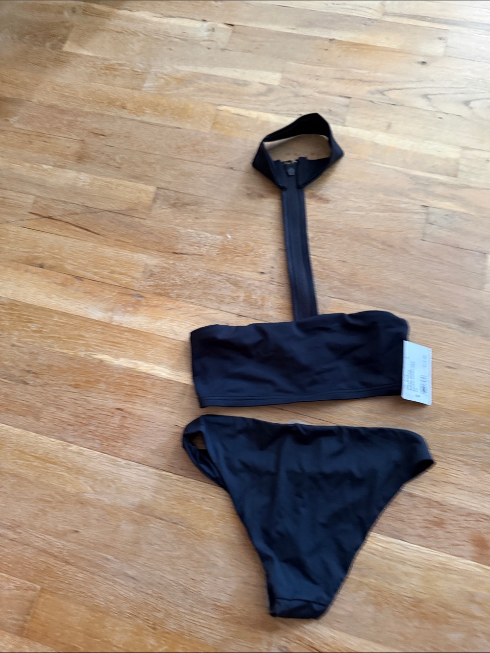 Onia Black Bikini Set with neck strap - Picture 4 of 4